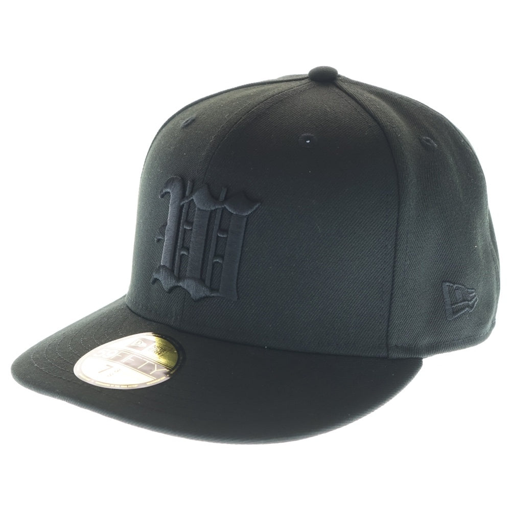 WACKO MARIA(ワコマリア) 24AW ×NEW ERA ニューエラ フロント刺繍 6パネル ベースボールキャップ 帽子 ブラック 24FW-WMA-CP01