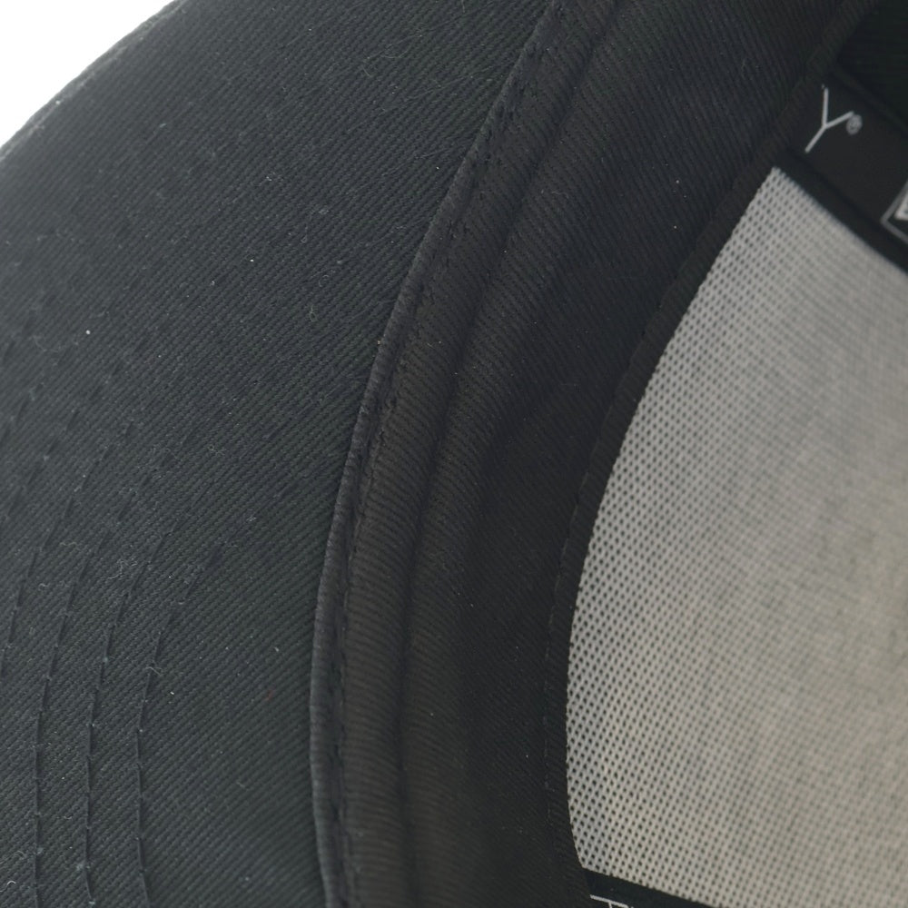WACKO MARIA(ワコマリア) 24AW ×NEW ERA ニューエラ フロント刺繍 6パネル ベースボールキャップ 帽子 ブラック 24FW-WMA-CP01
