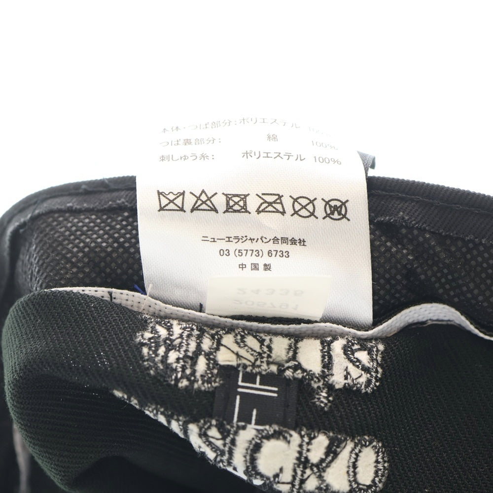 WACKO MARIA(ワコマリア) 24AW ×NEW ERA ニューエラ フロント刺繍 6パネル ベースボールキャップ 帽子 ブラック 24FW-WMA-CP01