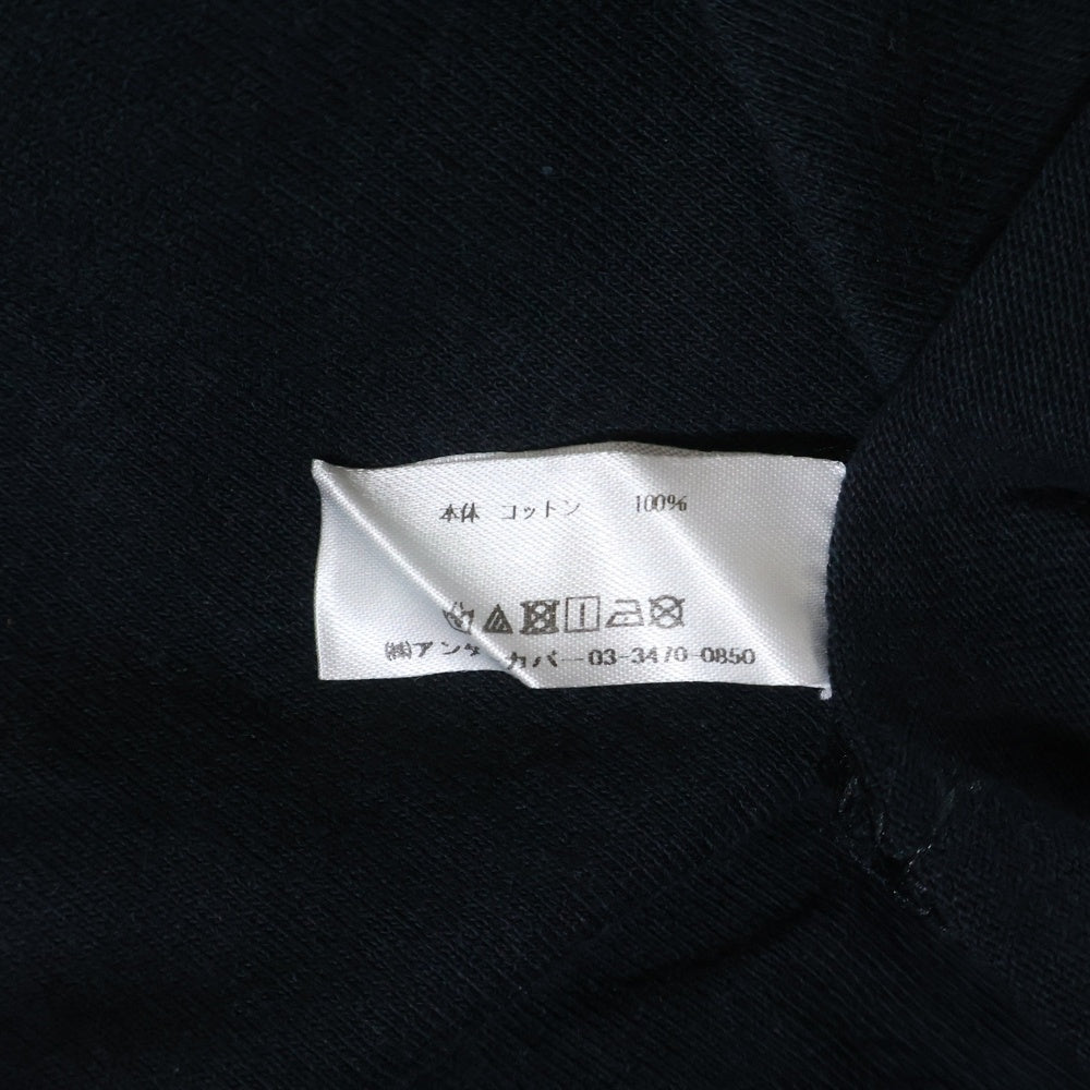 UNDERCOVER(アンダーカバー) マスク ハンバーガープリント クルーネック半袖Tシャツ カットソー ブラック