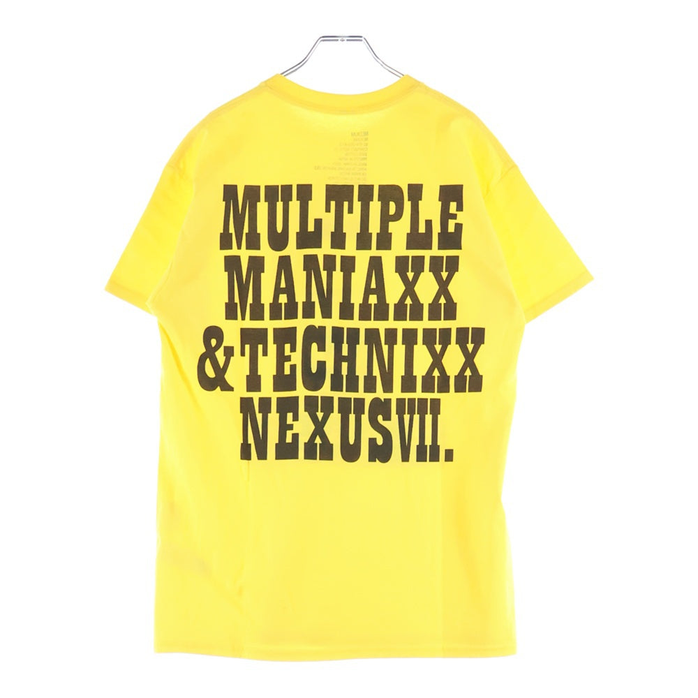 NEXUS7(ネクサスセブン) ×PEANUTS ピーナッツ チャーリーブラウン クルーネック半袖Tシャツ カットソー イエロー RGS-NGS-T0B