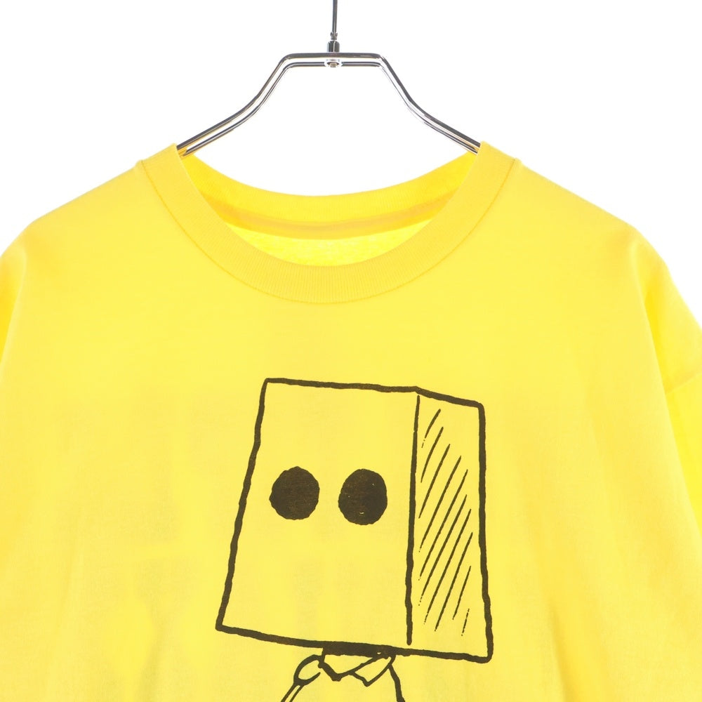 NEXUS7(ネクサスセブン) ×PEANUTS ピーナッツ チャーリーブラウン クルーネック半袖Tシャツ カットソー イエロー RGS-NGS-T0B