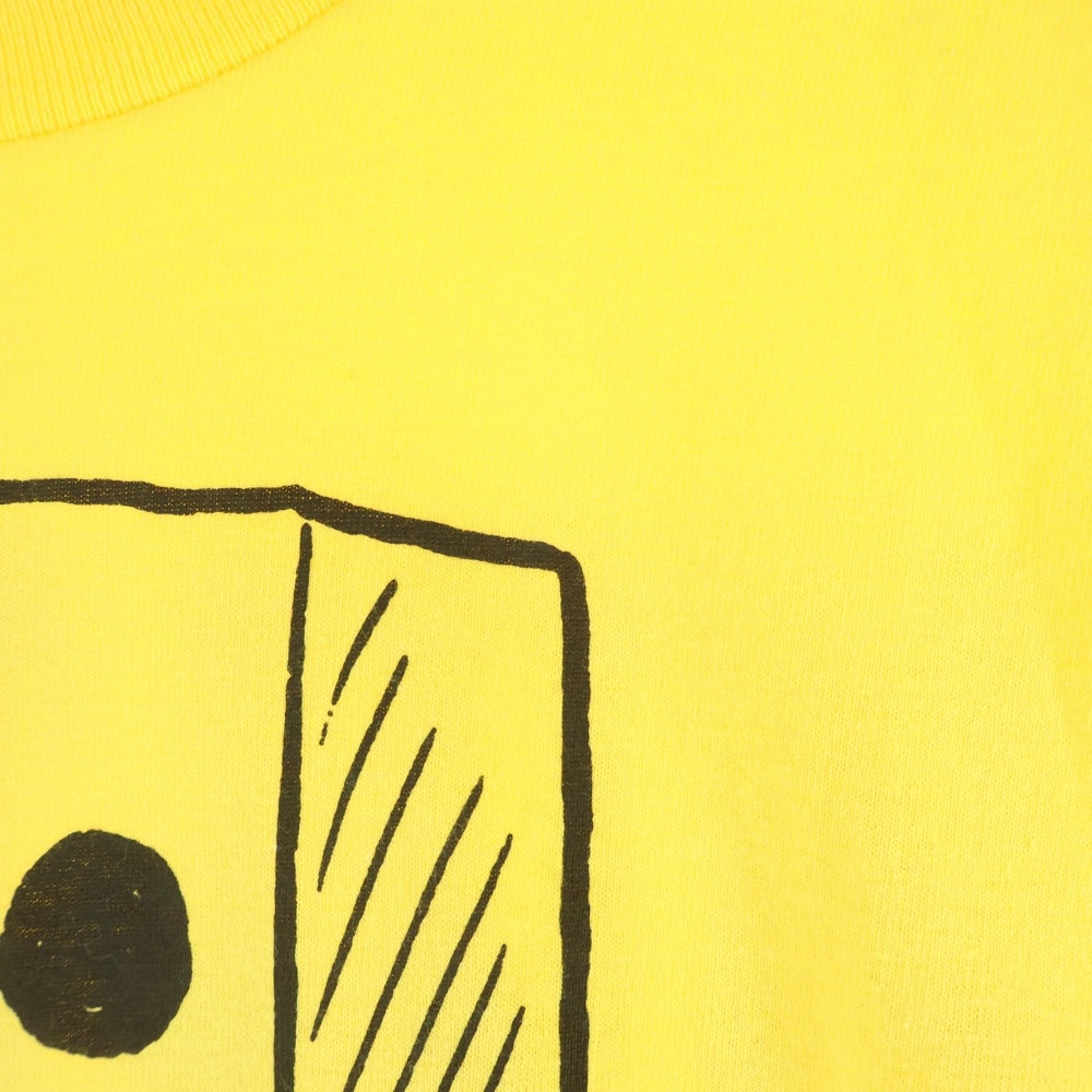 NEXUS7(ネクサスセブン) ×PEANUTS ピーナッツ チャーリーブラウン クルーネック半袖Tシャツ カットソー イエロー RGS-NGS-T0B