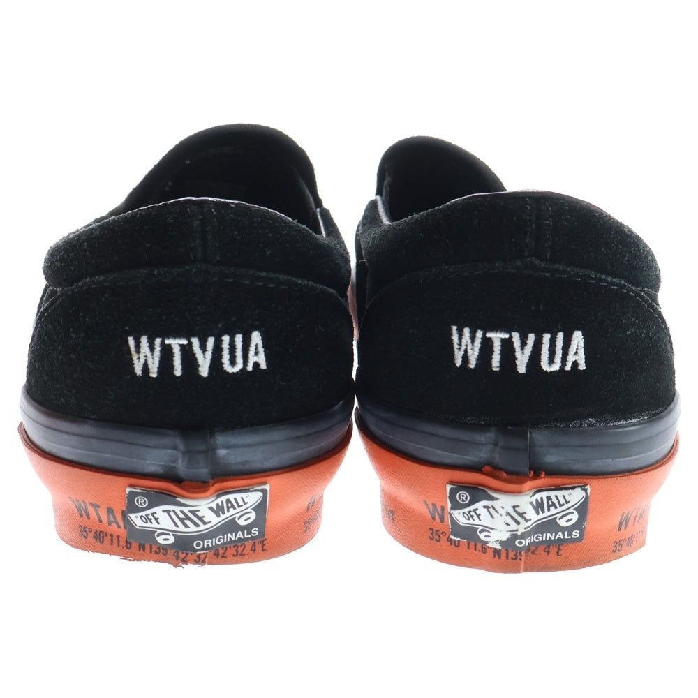 WTAPS(ダブルタップス) ×OG CLASSIC SLIP-ON LX バンズ クラシック スリッポン スウェードローカットスニーカー ブラック US8.5/26.5cm VN0A45JK20E