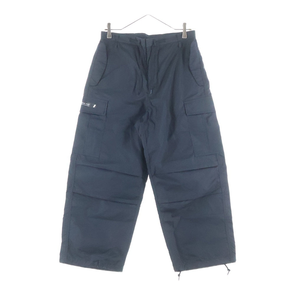 WTAPS(ダブルタップス) 25AW TROUSERS ナイロン トラウザーズ ワイドカーゴパンツ ブラック 252WVDT-PTM02