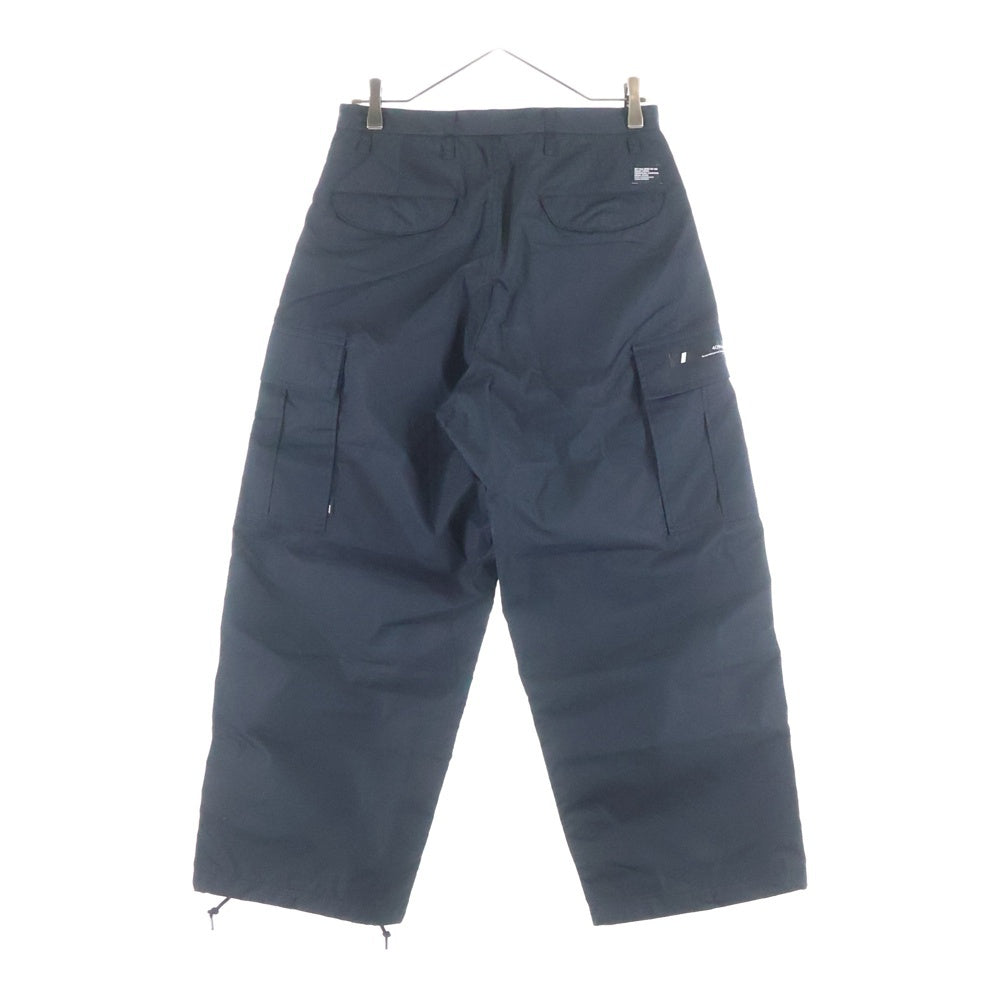 WTAPS(ダブルタップス) 25AW TROUSERS ナイロン トラウザーズ ワイドカーゴパンツ ブラック 252WVDT-PTM02