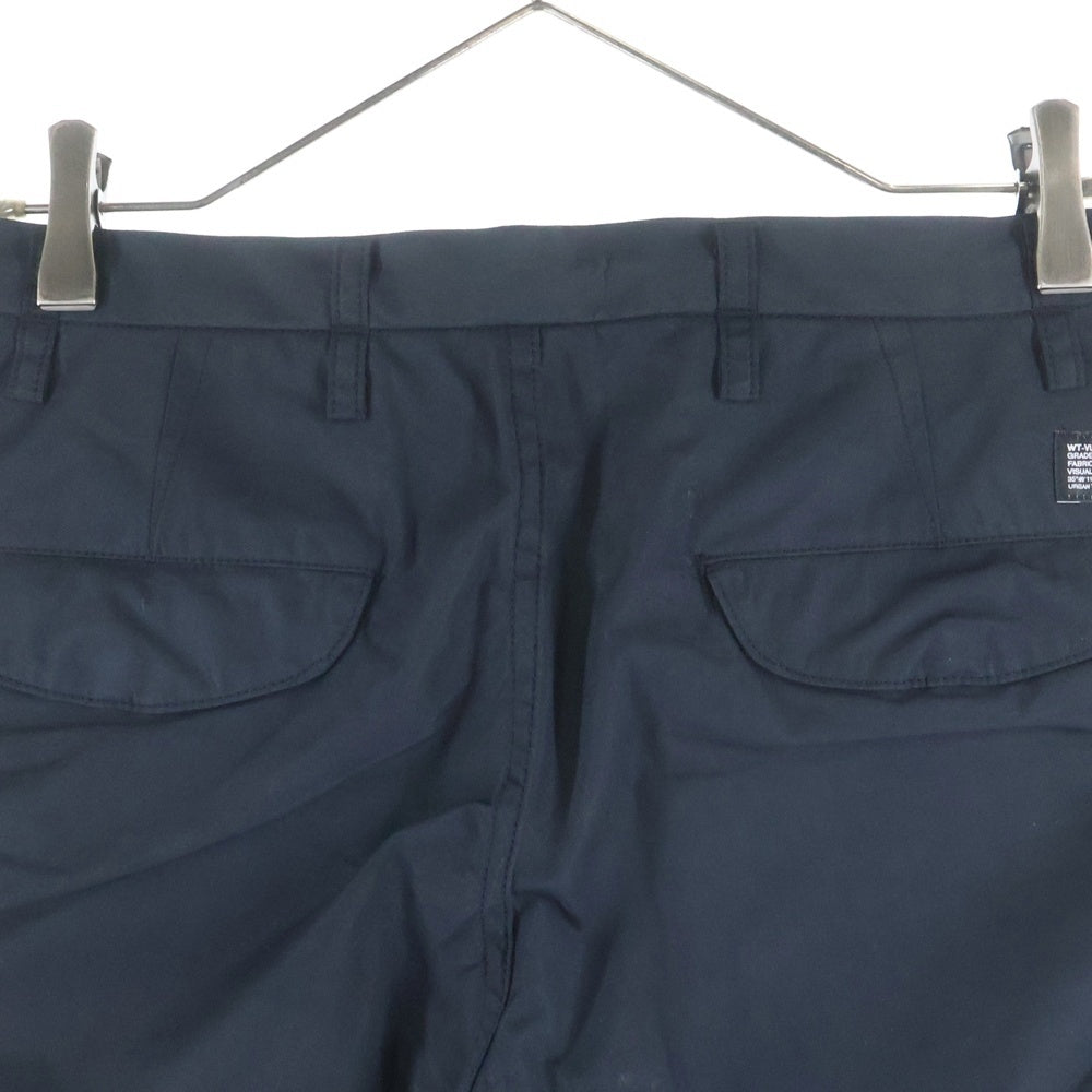 WTAPS(ダブルタップス) 25AW TROUSERS ナイロン トラウザーズ ワイドカーゴパンツ ブラック 252WVDT-PTM02