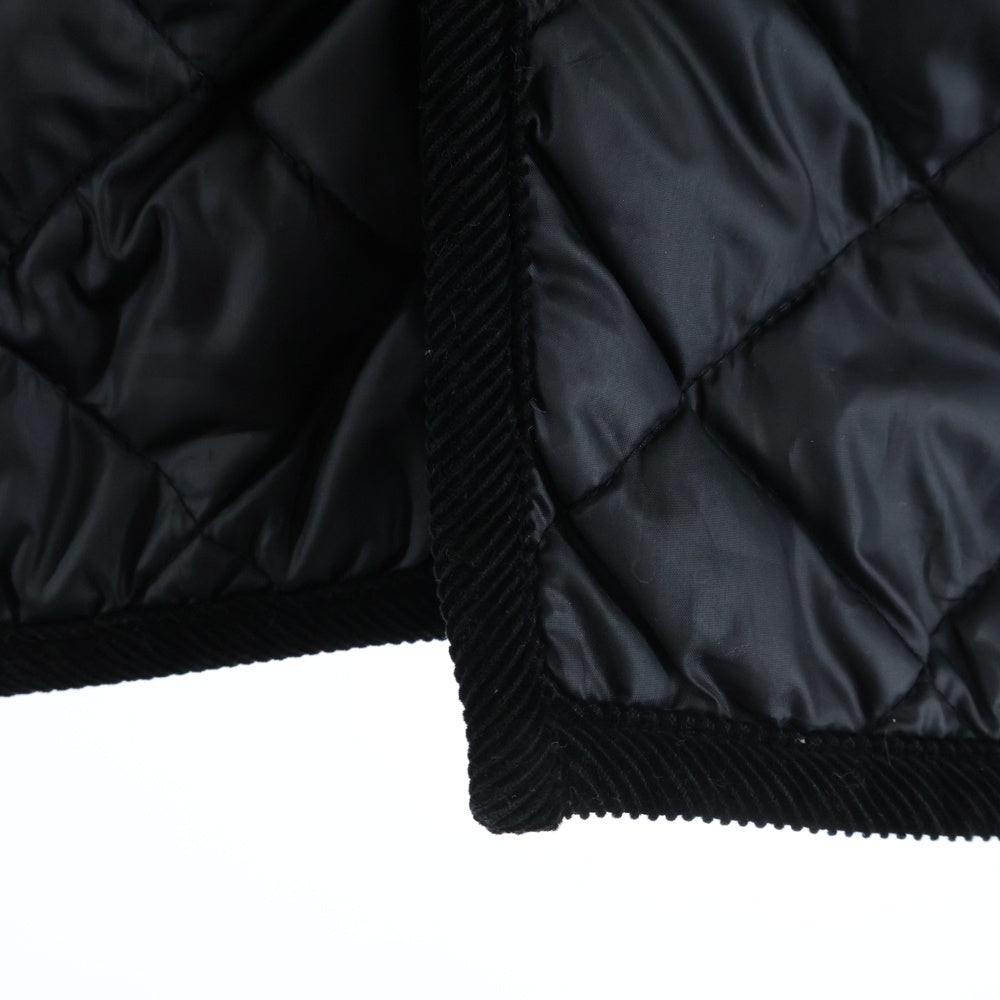 SHIPS(シップス) Quilted Jacket カシミヤ混 キルティングジャケット ブラック 801-45-0029