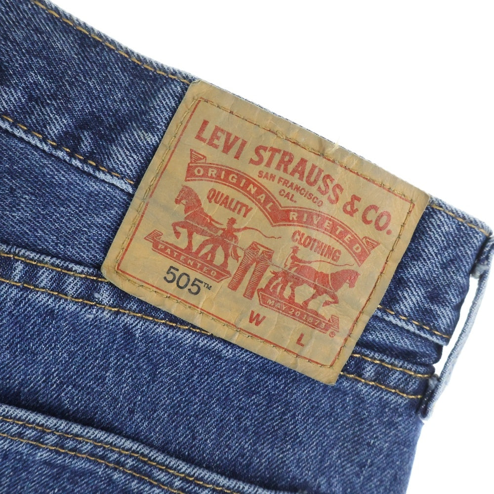 Levi's(リーバイス) 505 ジップフライ ストレートデニムパンツ ジーンズ インディゴ PC9-04505-4886
