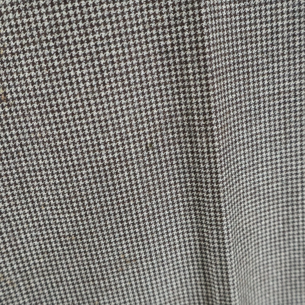 Paul Smith COLLECTION(ポールスミス コレクション) 千鳥格子 セットアップ スーツ 3ピース 2Bテーラードジャケット ジレ ベスト テーパードパンツ ブラウン