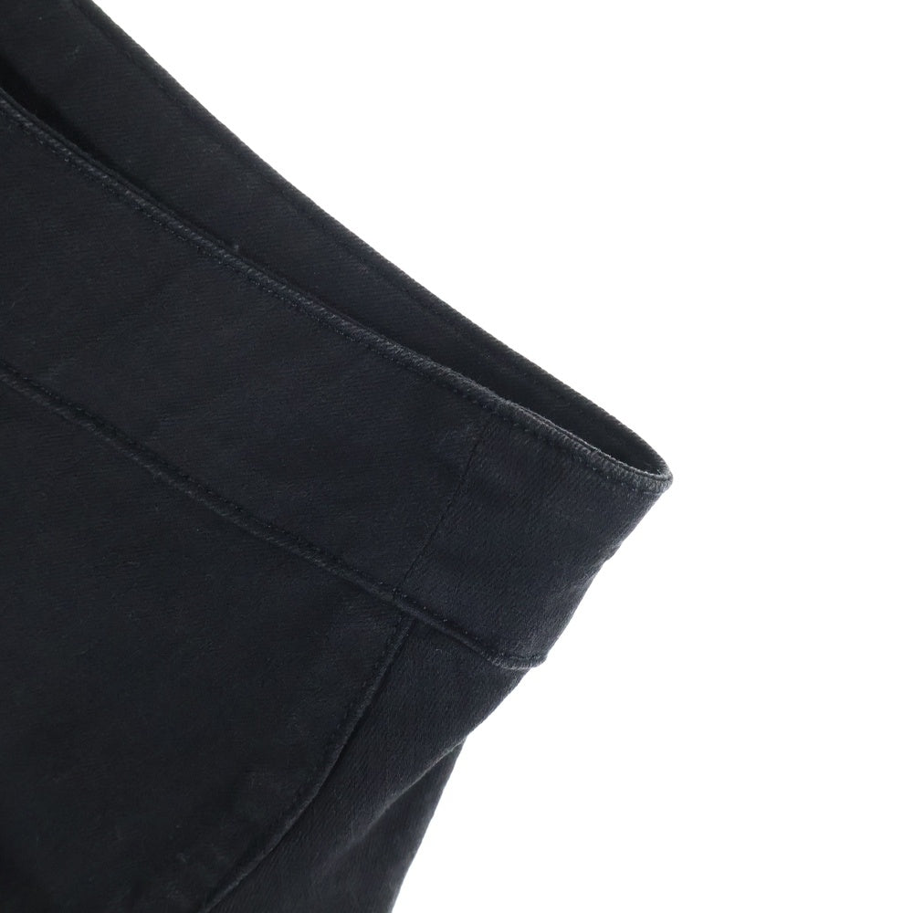 Vivienne Westwood Anglomania(ヴィヴィアンウエストウッドアングロマニア) × Lee リー ハートエンブロイダリー 変形 スカート ブラック レディース