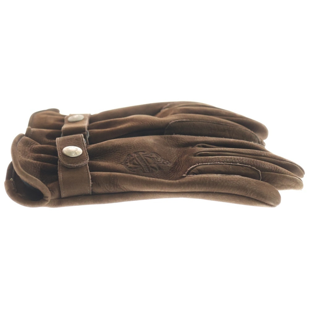 TENDERLOIN(テンダーロイン) ヌバックレザー スナップボタン グローブ