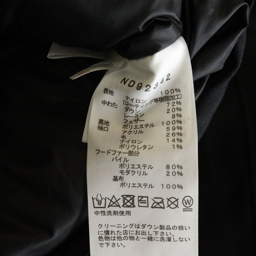 THE NORTH FACE(ザノースフェイス) ANTARCTICA PARKA アンタークティカパーカー ファー フーデッドダウンジャケット ブラック ND92342