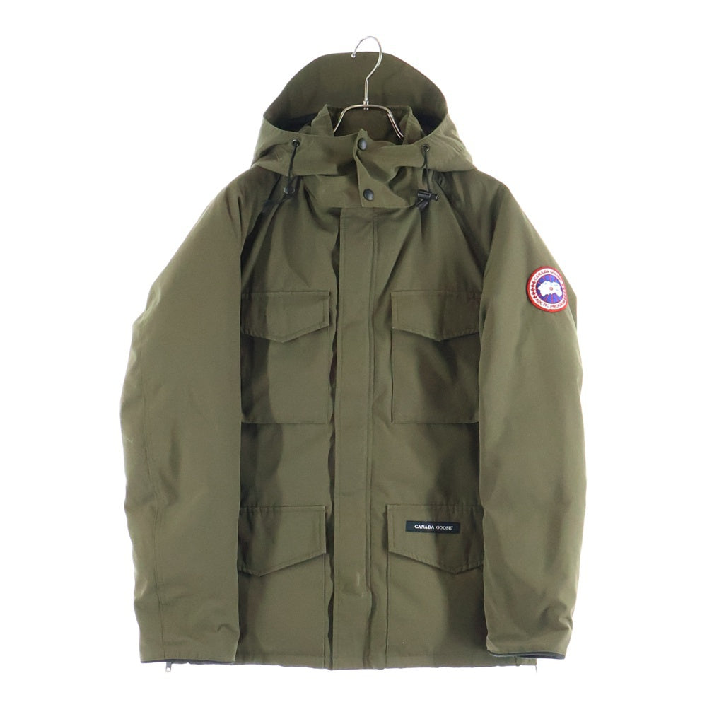 CANADA GOOSE(カナダグース) KAMLOOPS カムループス フーデッド ダウンジャケット グリーン 4078JM R