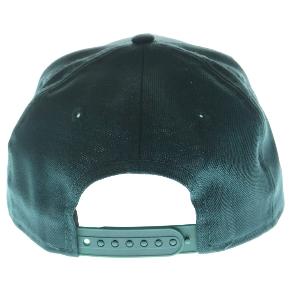 NEW ERA(ニューエラ) 9FORTY ナンバリングパイルパッチ 5パネル ベースボールキャップ 帽子 グリーン