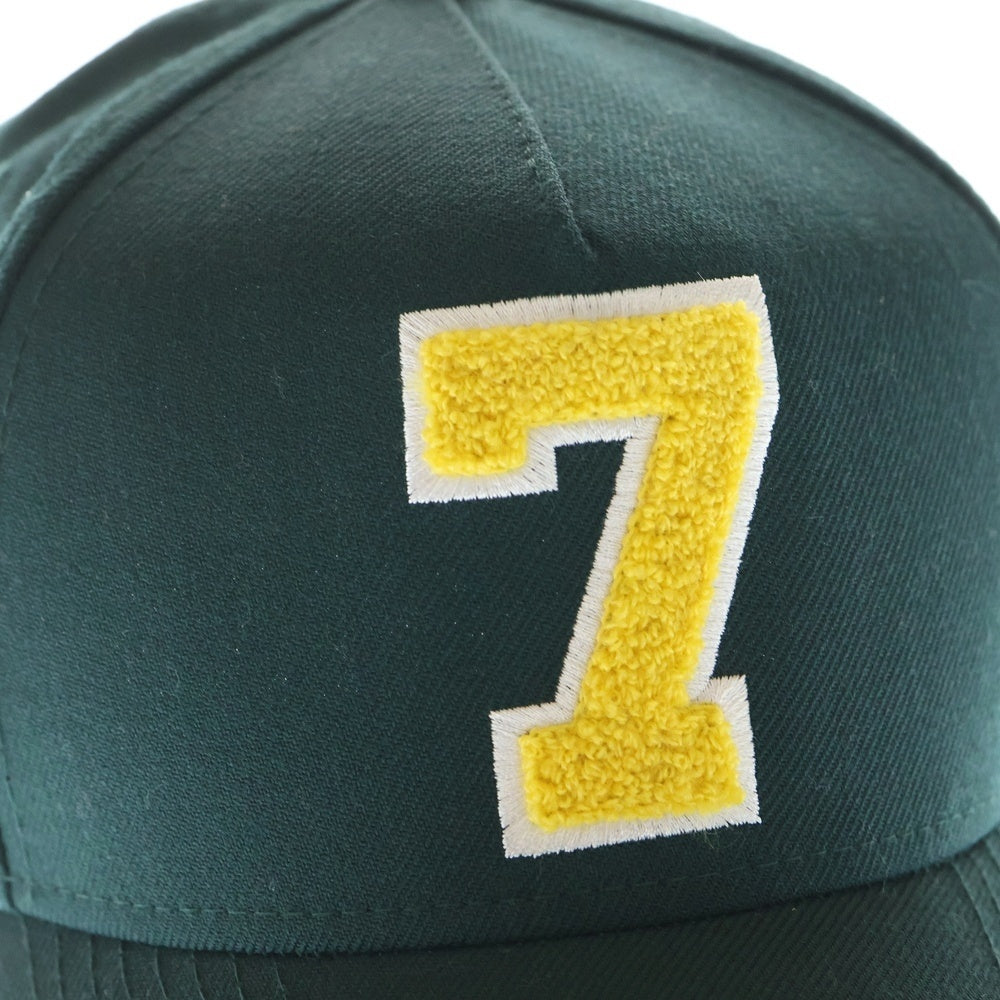 NEW ERA(ニューエラ) 9FORTY ナンバリングパイルパッチ 5パネル ベースボールキャップ 帽子 グリーン