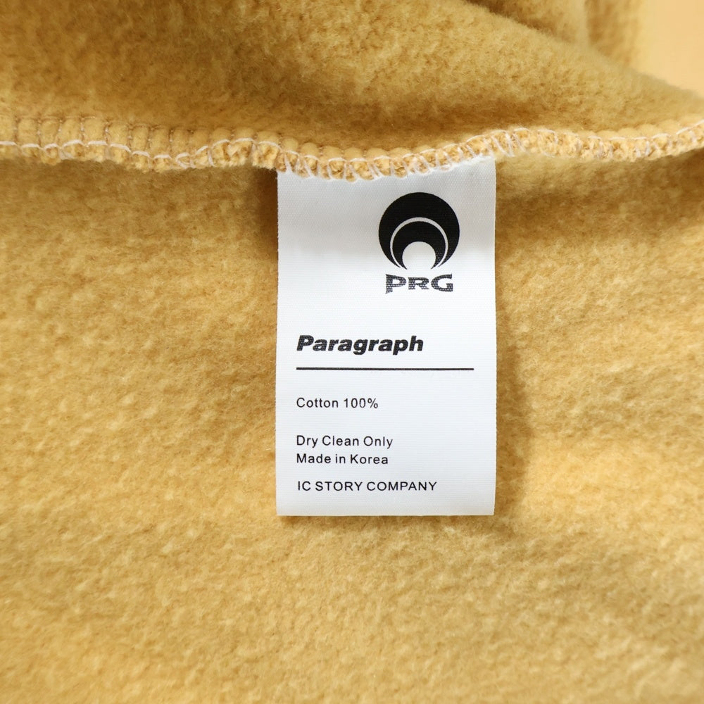 Paragraph(パラグラフ) STAR CITY HOODIE フロントアームプリント スウェット プルオーバーパーカー ブラウン