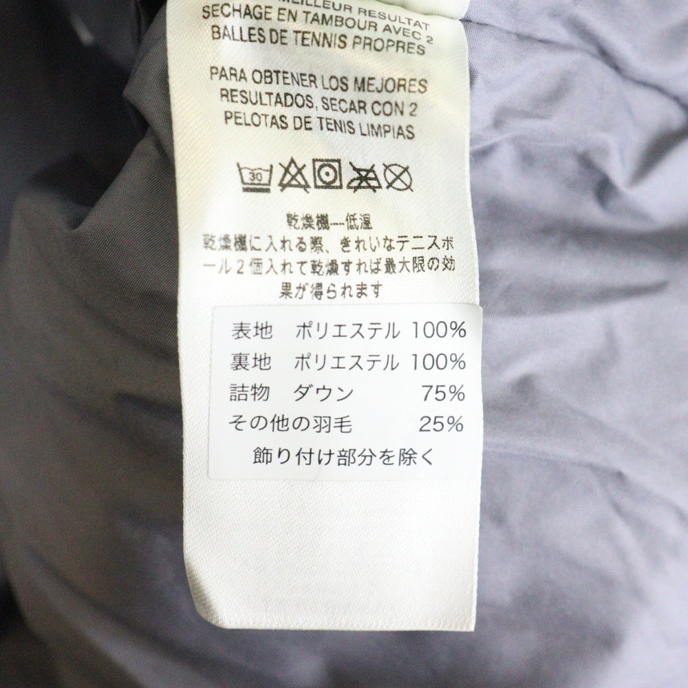 PATAGONIA(パタゴニア) GIRL'S DOWN PARKA ガールズ ドント 胸ロゴデザイン フーデッド ジップアップ ボア ダウンジャケット ネイビー 68270FA18