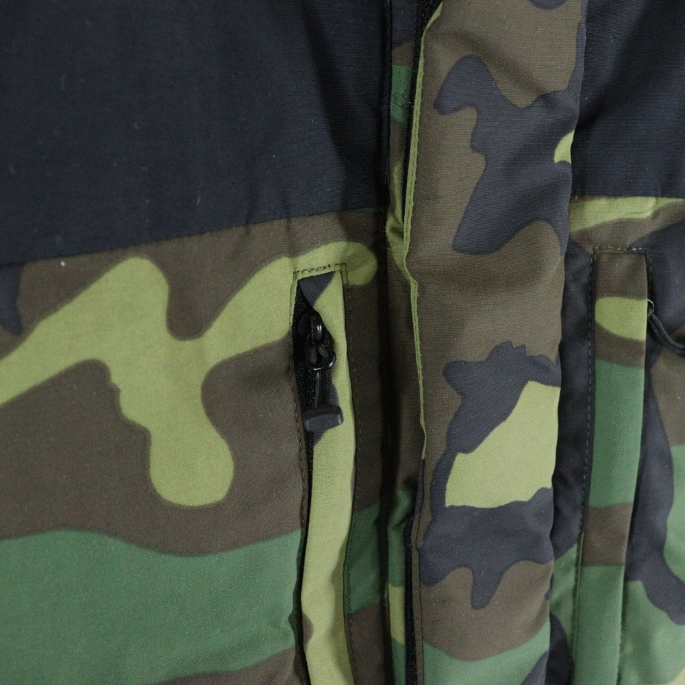 THE NORTH FACE(ザノースフェイス) BALTRO LIGHT JACKET バルトロ ライト カモ柄 フーデッド ジップアップ ダウンジャケット レディース カーキ NDJ91515
