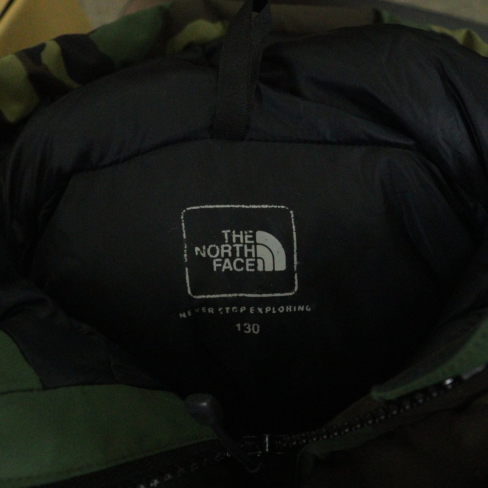 THE NORTH FACE(ザノースフェイス) BALTRO LIGHT JACKET バルトロ ライト カモ柄 フーデッド ジップアップ ダウンジャケット レディース カーキ NDJ91515
