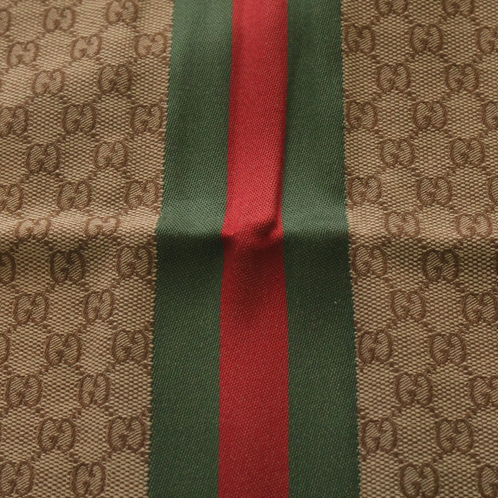 GUCCI(グッチ) GG柄 シェリーライン シルク混 ウールストール マフラー
