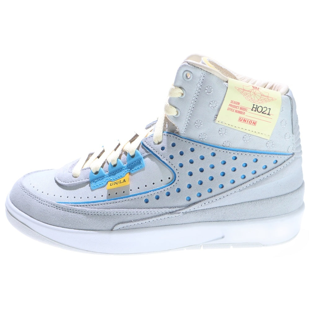 NIKE(ナイキ) ×UNION AIR JORDAN 2 ユニオン エアジョーダン2 ローカットスニーカー グレー US7/25cm DN3802-001