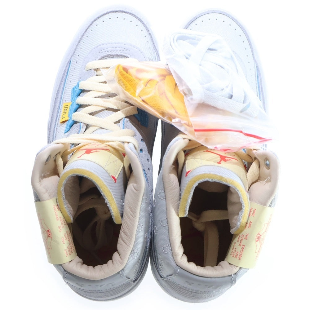 NIKE(ナイキ) ×UNION AIR JORDAN 2 ユニオン エアジョーダン2 ローカットスニーカー グレー US7/25cm DN3802-001