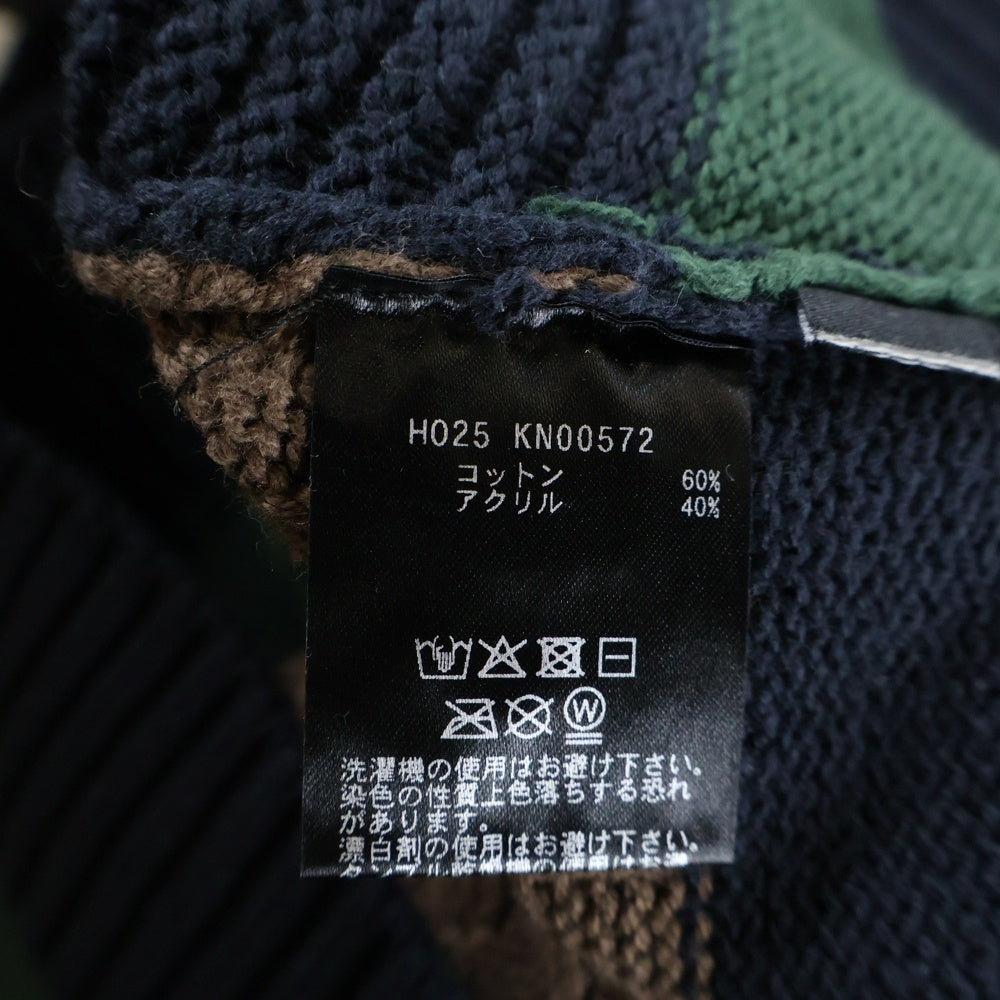 HUF(ハフ) COLUMBIA CABLE KNIT SWEATER 長袖 ケーブルニットセーター マルチ H025 KN00572