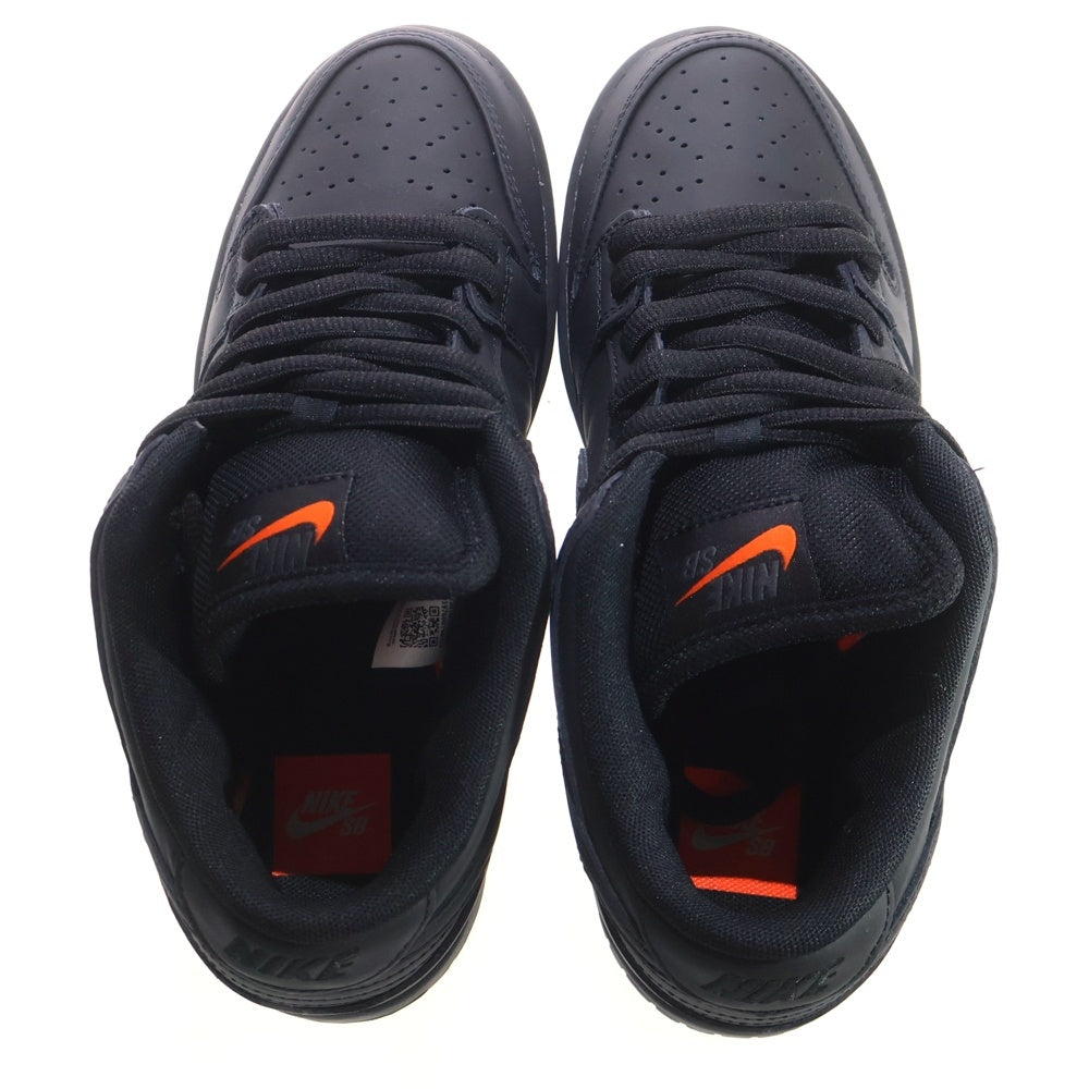 NIKE SB(ナイキエスビー) DUNK LOW PRO ISO ORANGE LABEL TRIPLE BLACK ダンク ロープロ ローカットスニーカー ブラック US7/25.0cm FJ1674-001