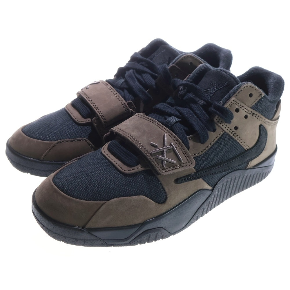NIKE(ナイキ) ×TRAVIS SCOTT JORDAN JUMPMAN JACK TR トラヴィススコット ジャンプマンジャック ローカットスニーカー ブラウン/ブラック US7/25.0cm FZ8117-204
