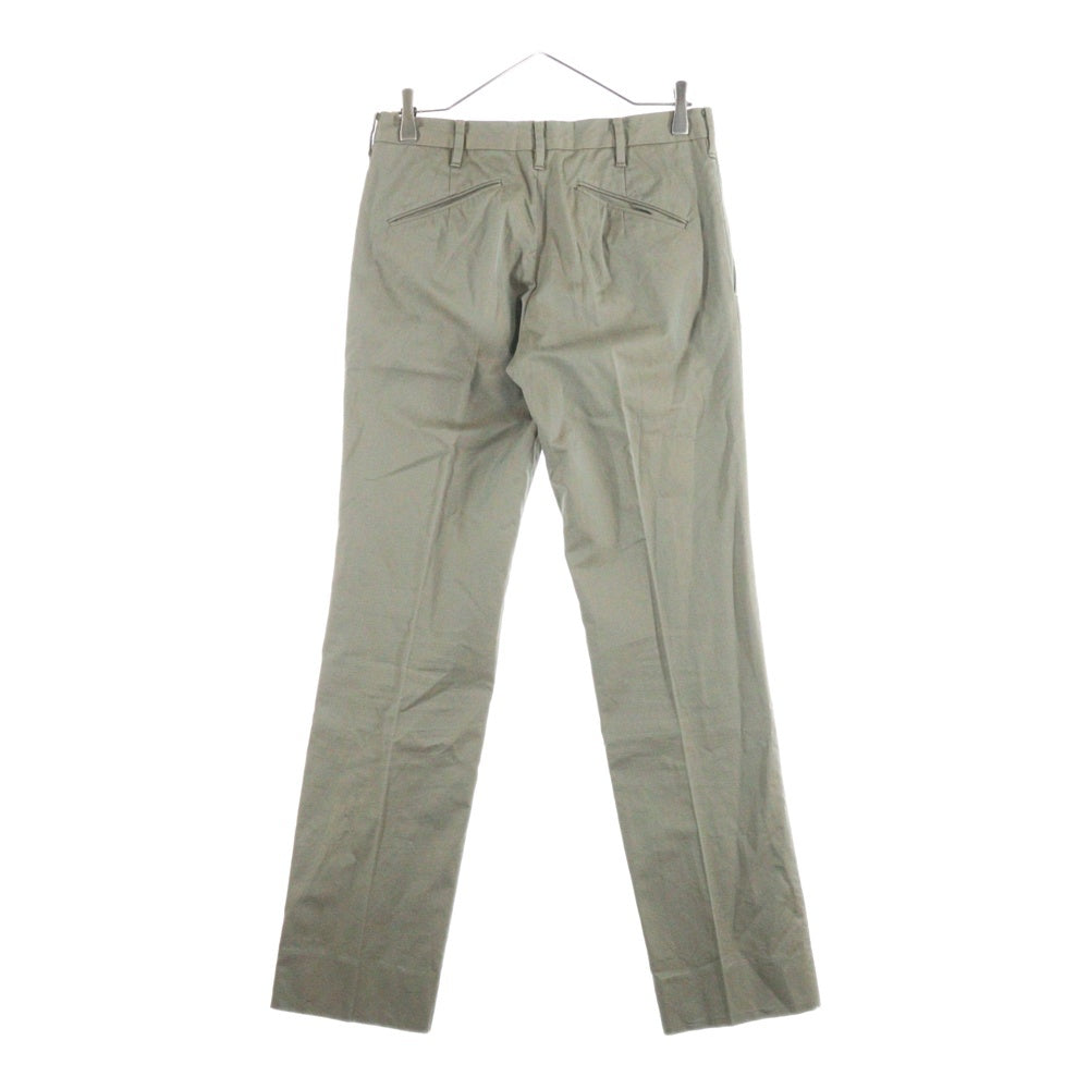 NUMBER (N)INE(ナンバーナイン) 宮下期 裏地タータンチェック柄 リフレクション ストライプ スラックスパンツ