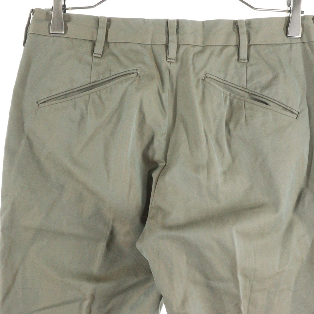 NUMBER (N)INE(ナンバーナイン) 宮下期 裏地タータンチェック柄 リフレクション ストライプ スラックスパンツ