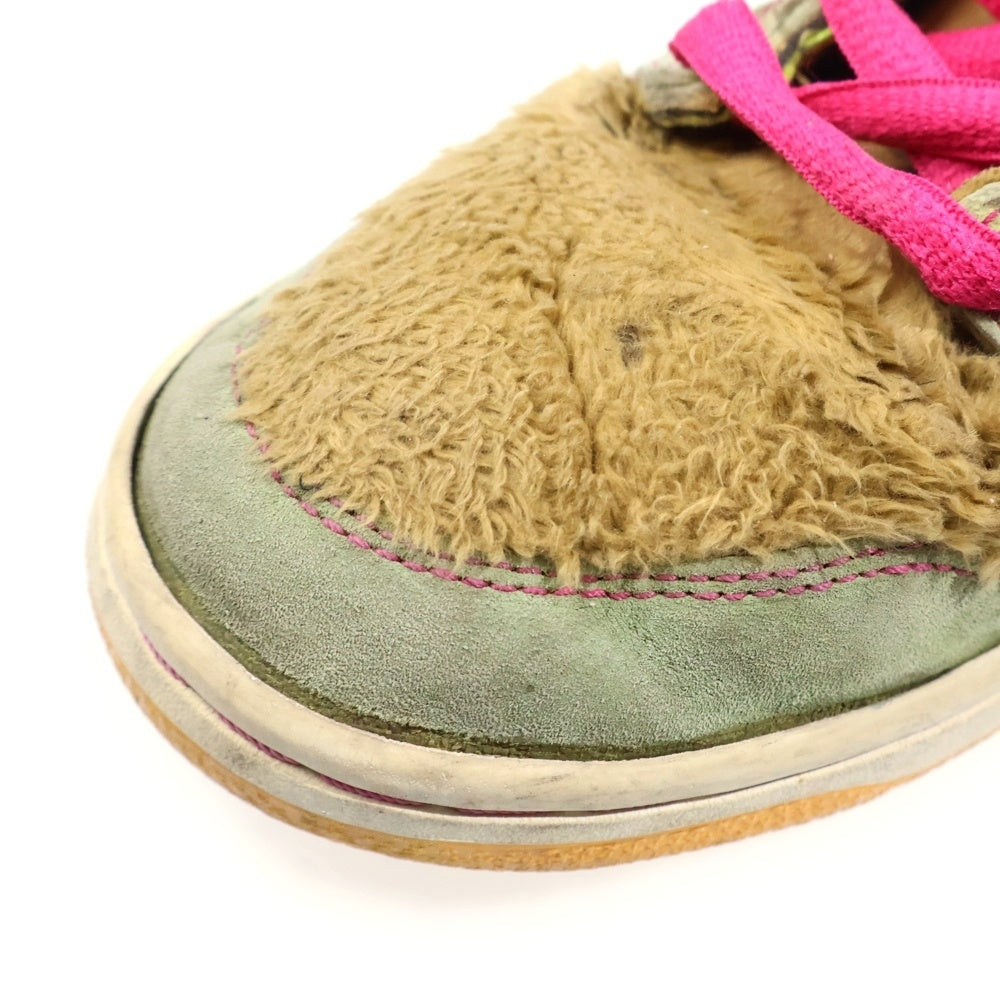 NIKE SB(ナイキエスビー) 【観賞用 2006年製】 DUNK MID MAMA BEAR ダンク ママベア ミッドカットスニーカー グリーン/イエロー US10.5/28.5cm 314381-761