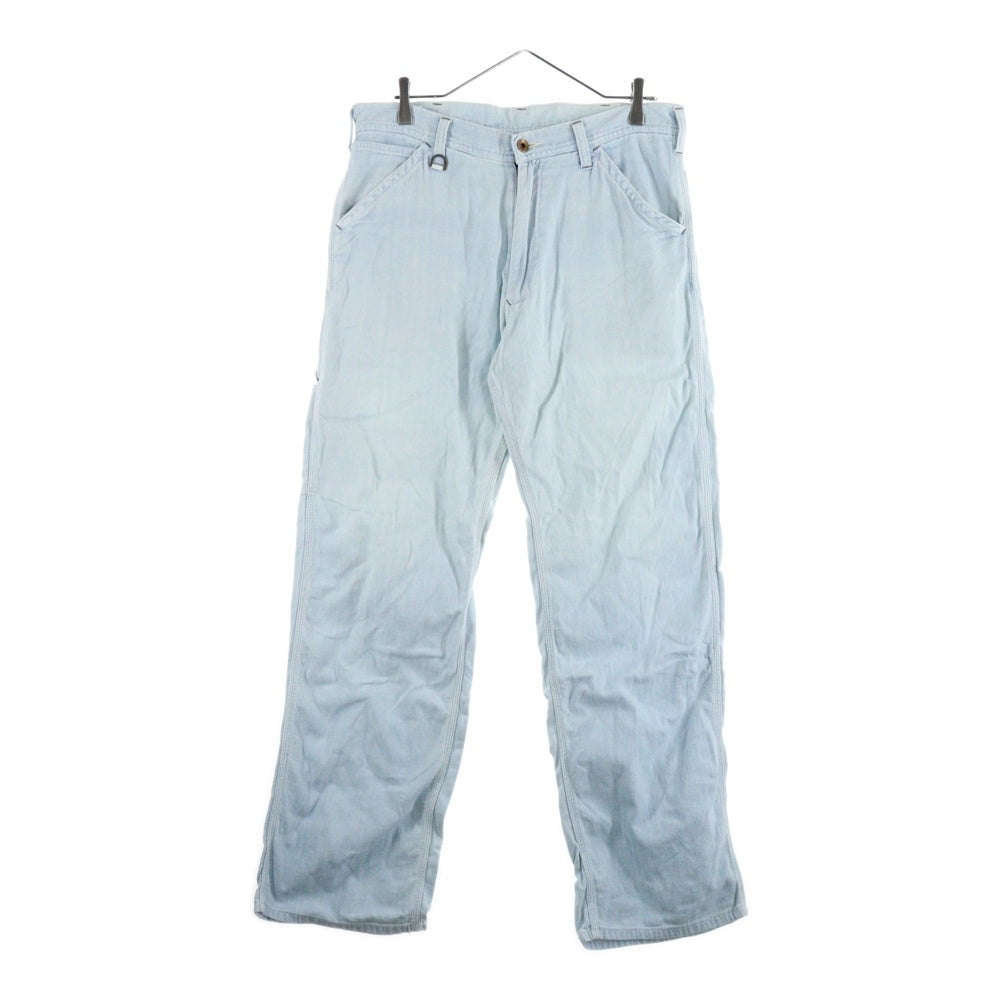 mastermind JAPAN(マスターマインドジャパン) ロゴパッチ ジップフライ ワイドデニムパンツ インディゴ