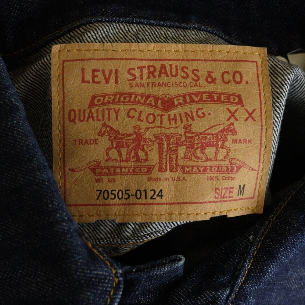 Levi's VINTAGE CLOTHING(リーバイス ビンテージ クロージング) 4th ボタン裏452 両面BIG E トラッカーデニムジャケット インディゴ 70505-0124