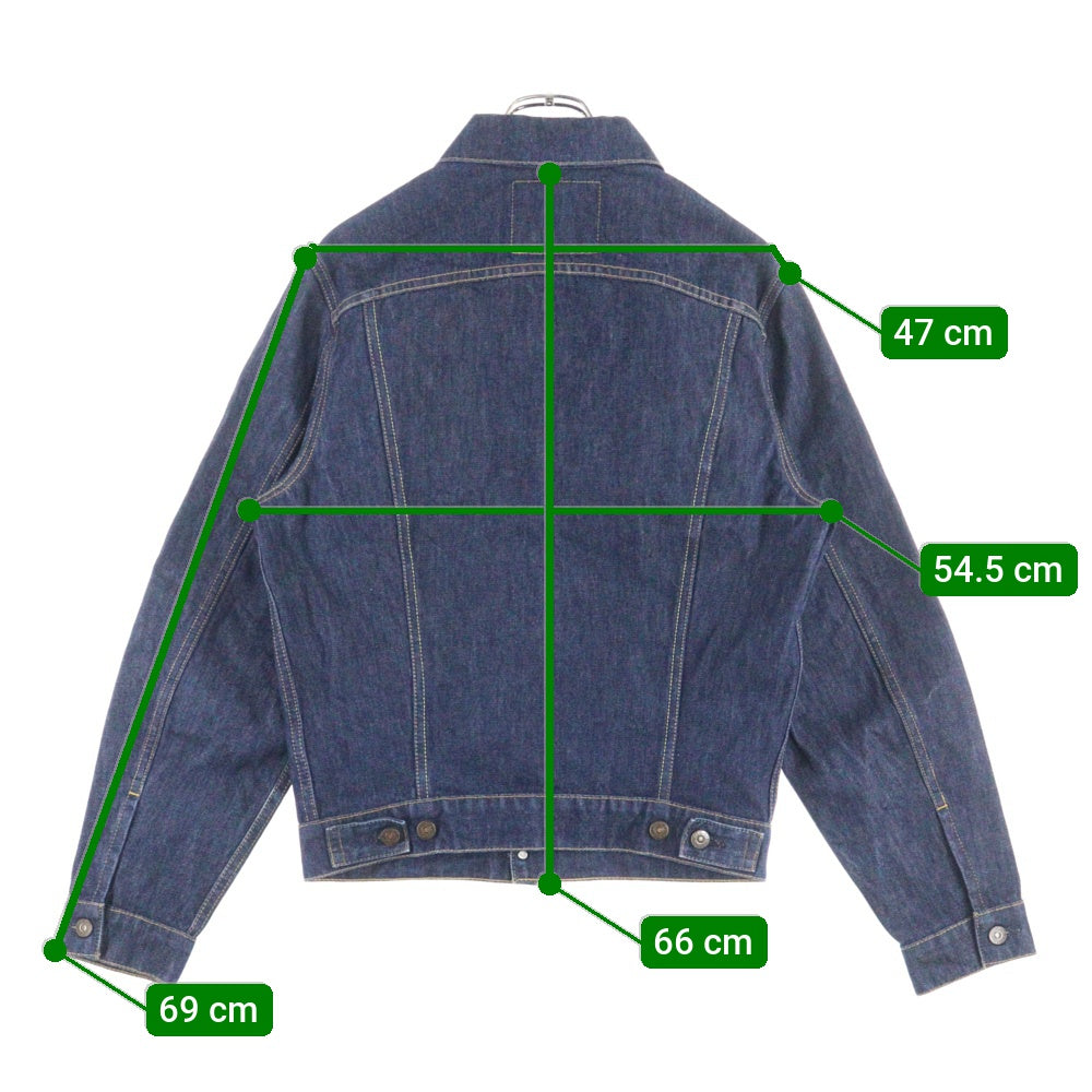 Levi's VINTAGE CLOTHING(リーバイス ビンテージ クロージング) 4th ボタン裏452 両面BIG E トラッカーデニムジャケット インディゴ 70505-0124