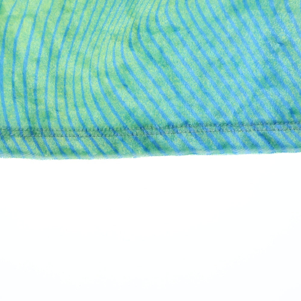 MAISON SPECIAL(メゾンスペシャル ) クラッシュドベロアシャツ 長袖Tシャツ ロンT グリーン 21232415811