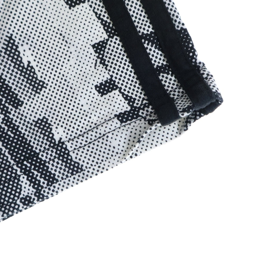 adidas(アディダス) ラブユナイツ ドゥードゥル 総柄半袖Tシャツ ワンピース レディース ホワイト HC3083