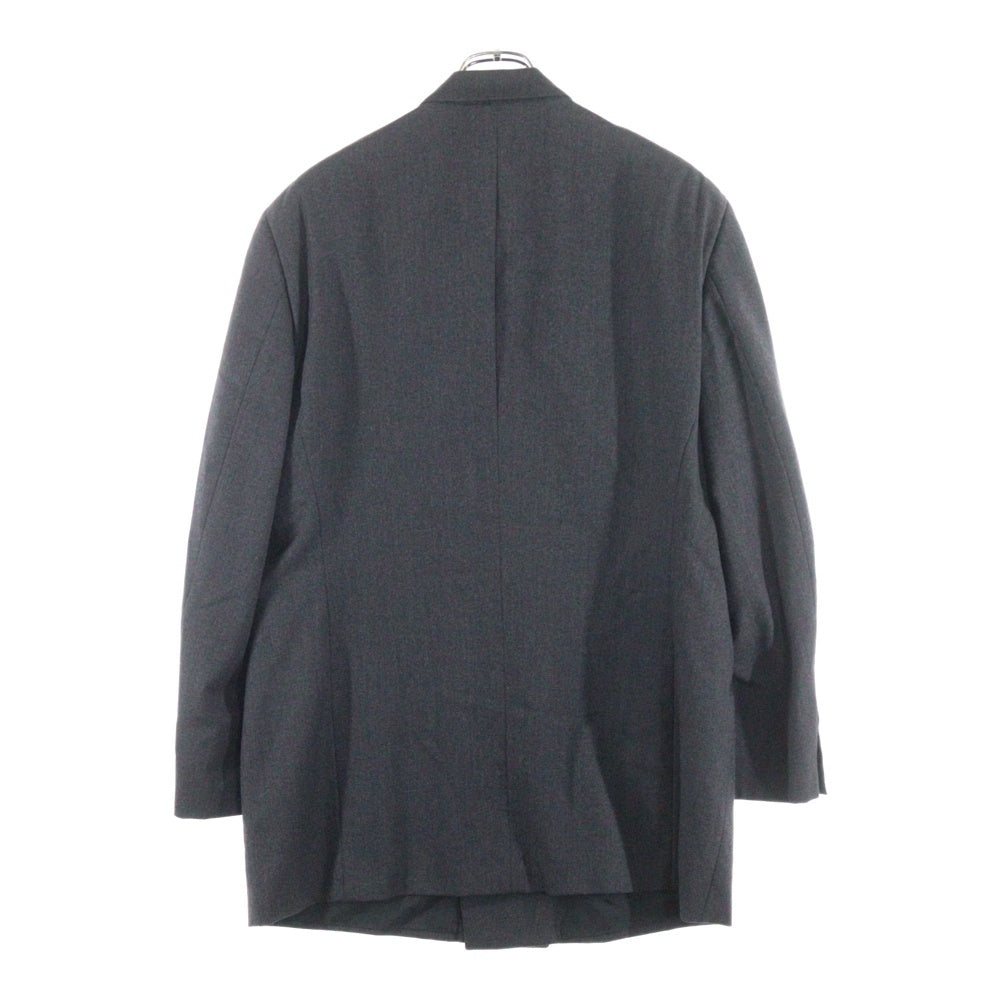 GIORGIO ARMANI(ジョルジオアルマーニ) キュプラ混 ダブルテーラードジャケット グレー 716250