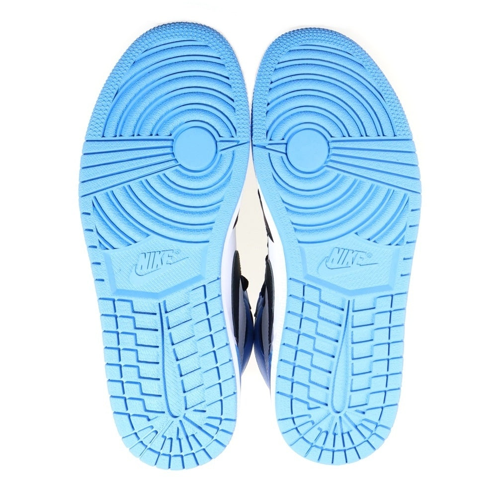 NIKE(ナイキ) AIR JORDAN 1 RETRO HI OG UNIVERSITY BLUE エアジョーダン ユニバーシティブルー ハイカットスニーカー ホワイト/ブルー US8.5/26.5cm DZ5485-400