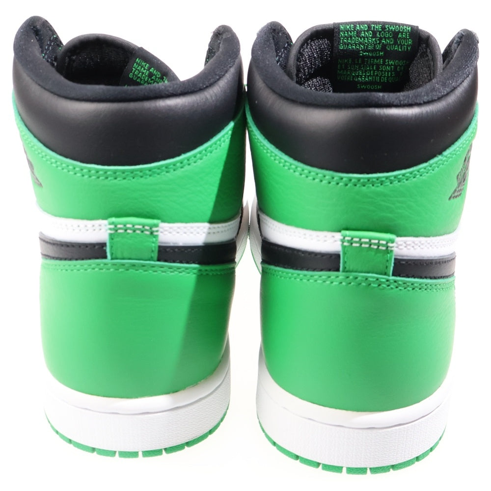 NIKE(ナイキ) AIR JORDAN 1 RETRO HIGH OG LUCKY GREEN エアジョーダン レトロ ラッキーグリーン ハイカットスニーカー ホワイト/グリーン US8.5/26.5cm DZ5485-031