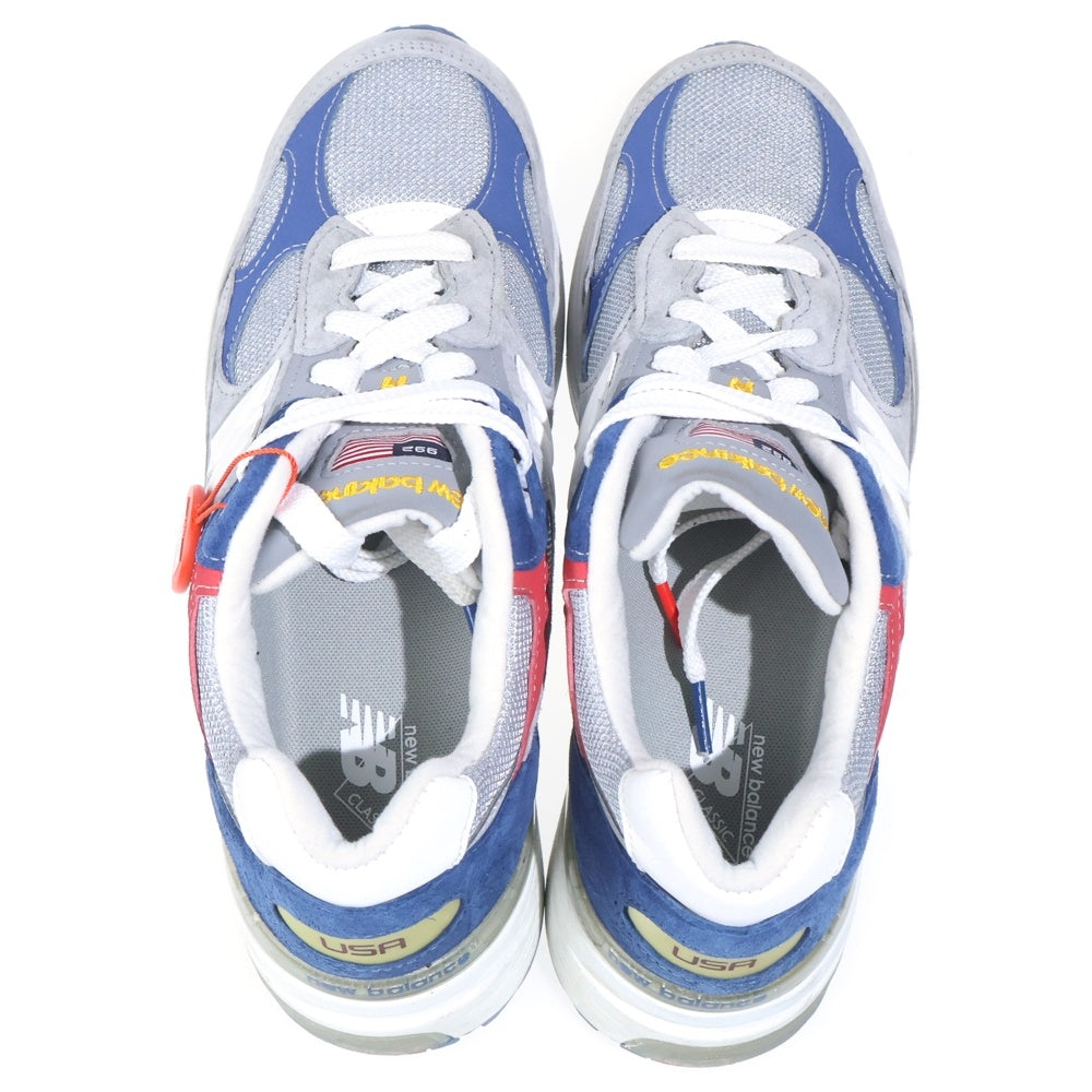 New Balance(ニューバランス) ×DTLR M992DL VARSITY ディーティーアールエル バーシティ ローカットスニーカー グレー US9/27cm