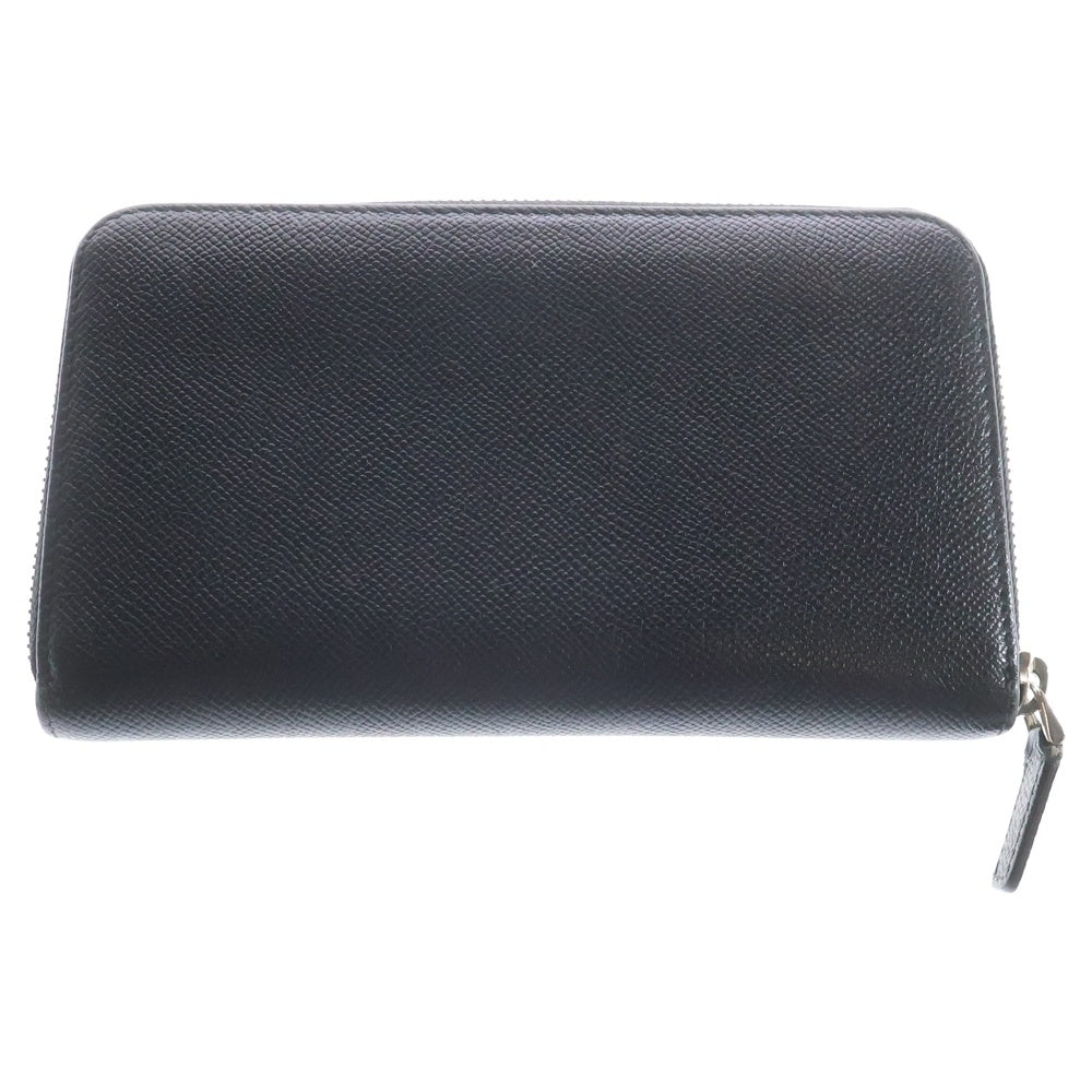 BVLGARI(ブルガリ) ブルガリ ブルガリ マン ジップウォレット レザー ラウンドジップロングウォレット 長財布 ブラック 284230