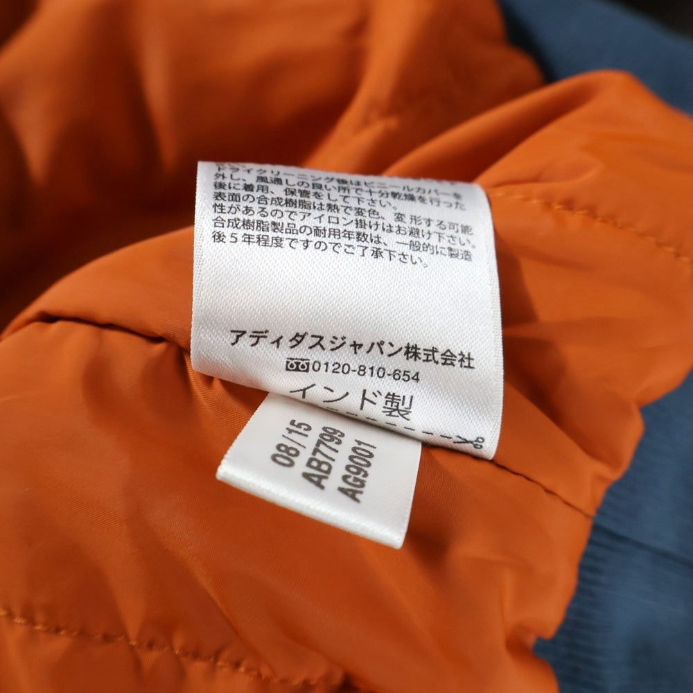 adidas(アディダス) PADDED WOOL VARSITY JACKET パデット ウール バーシティージャケット ネイビー/オレンジ AB7799