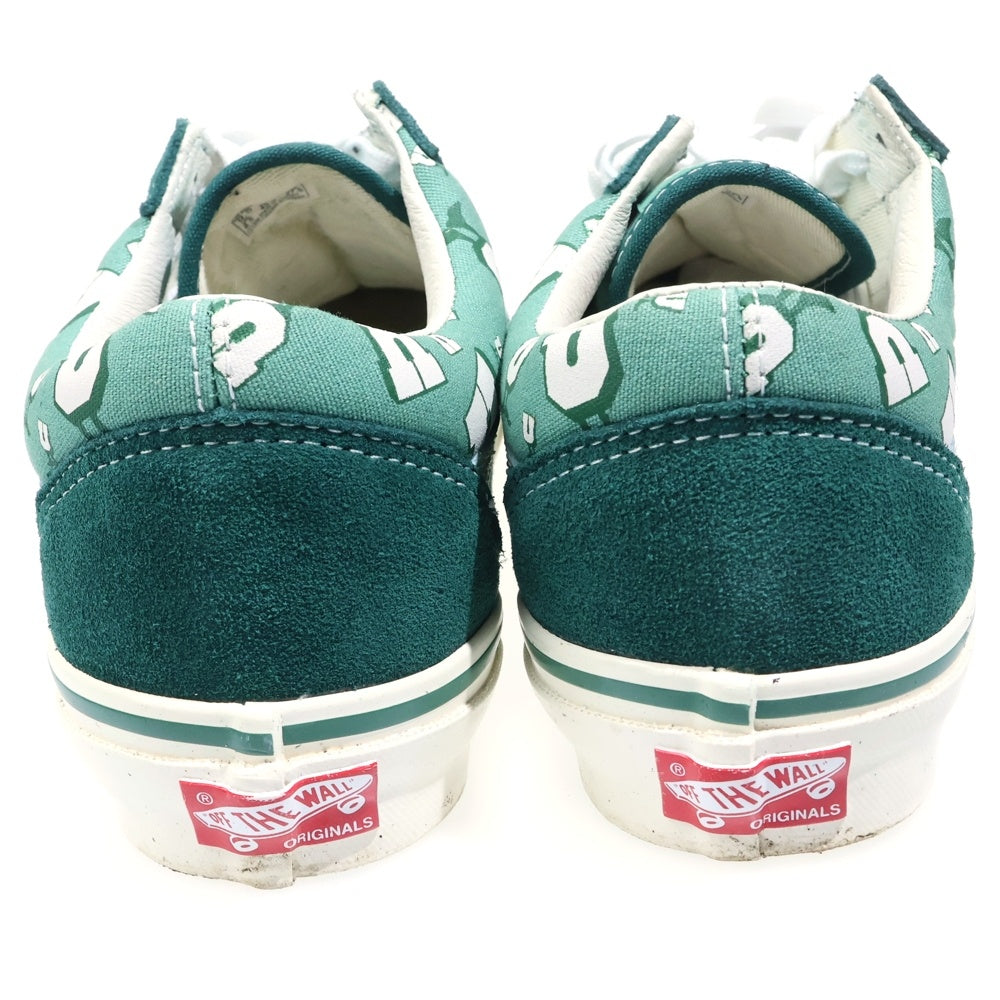 VANS(ヴァンズ) ×UNDEFEATED OG OLD SKOOL アンディフィーテッド オールドスクール ローカットスニーカー グリーン US9.5/27.5cm VN0A4P3X7AF