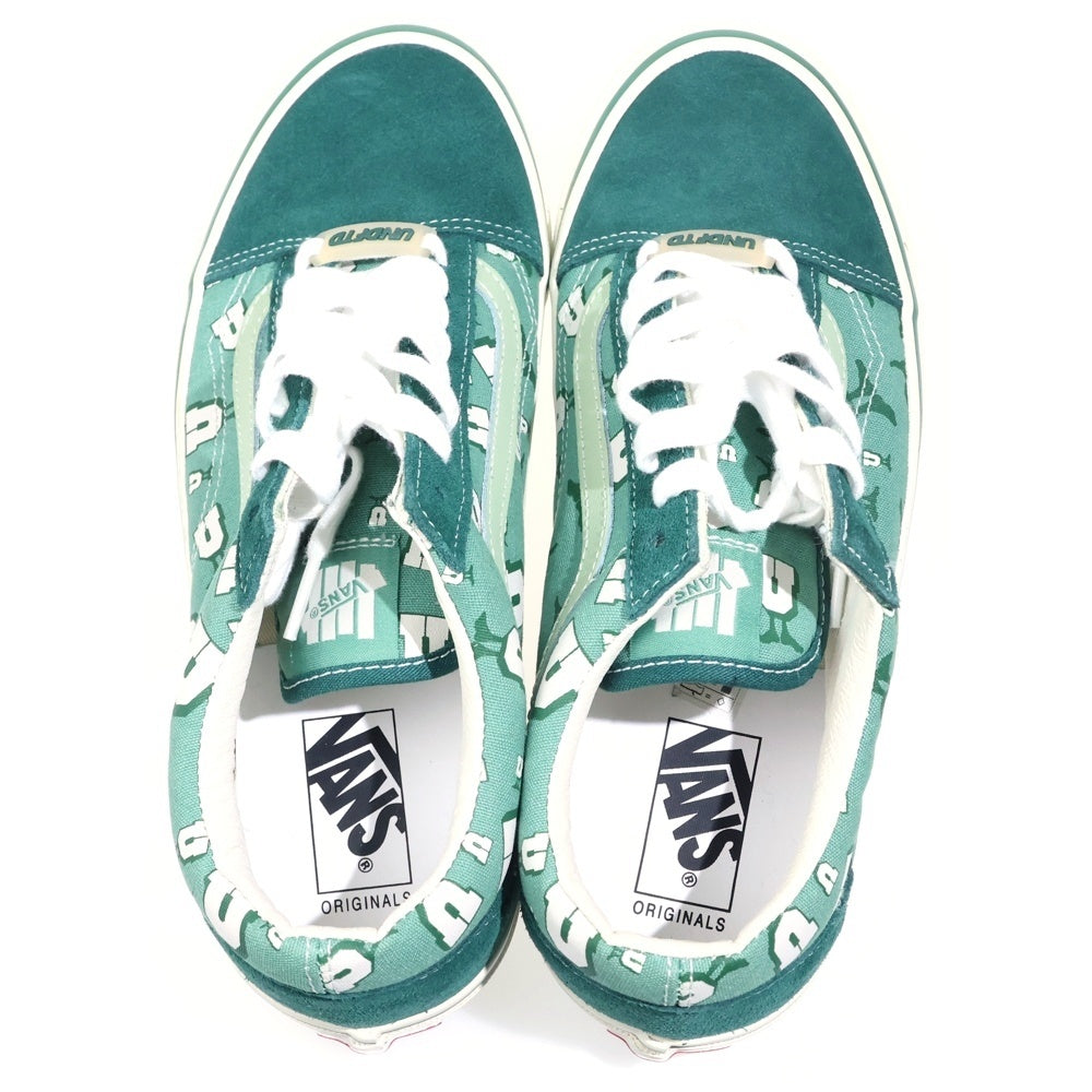 VANS(ヴァンズ) ×UNDEFEATED OG OLD SKOOL アンディフィーテッド オールドスクール ローカットスニーカー グリーン US9.5/27.5cm VN0A4P3X7AF