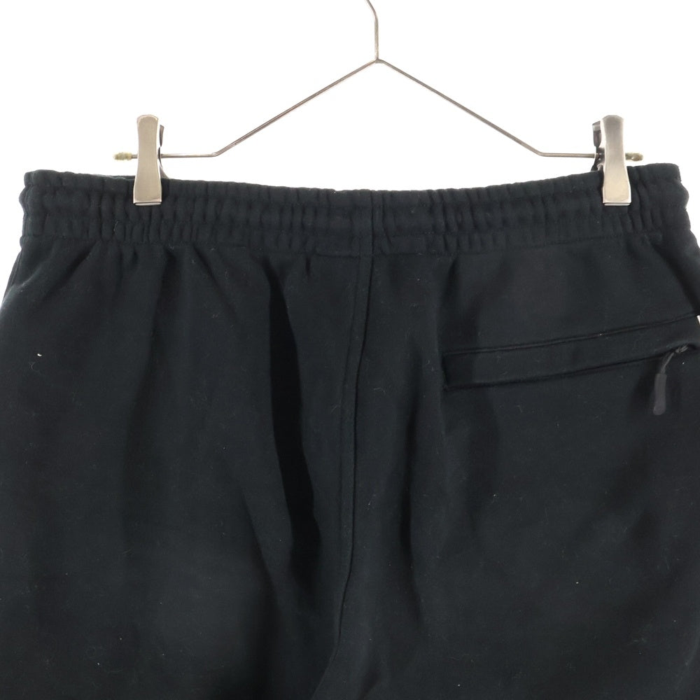 ICE CREAM(アイスクリーム) サイドロゴデザイン マルチポケット ドローストリング ハーフスウェットパンツ ブラック 491-6100