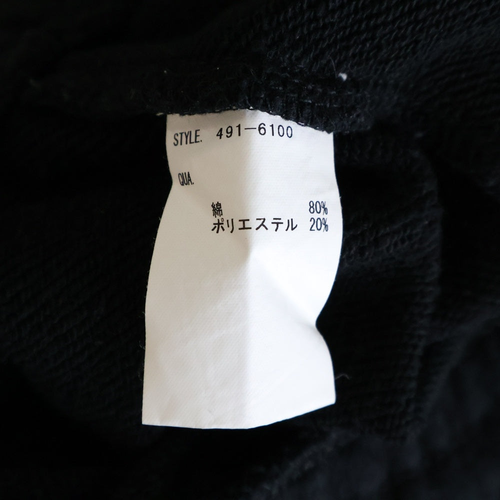 ICE CREAM(アイスクリーム) サイドロゴデザイン マルチポケット ドローストリング ハーフスウェットパンツ ブラック 491-6100