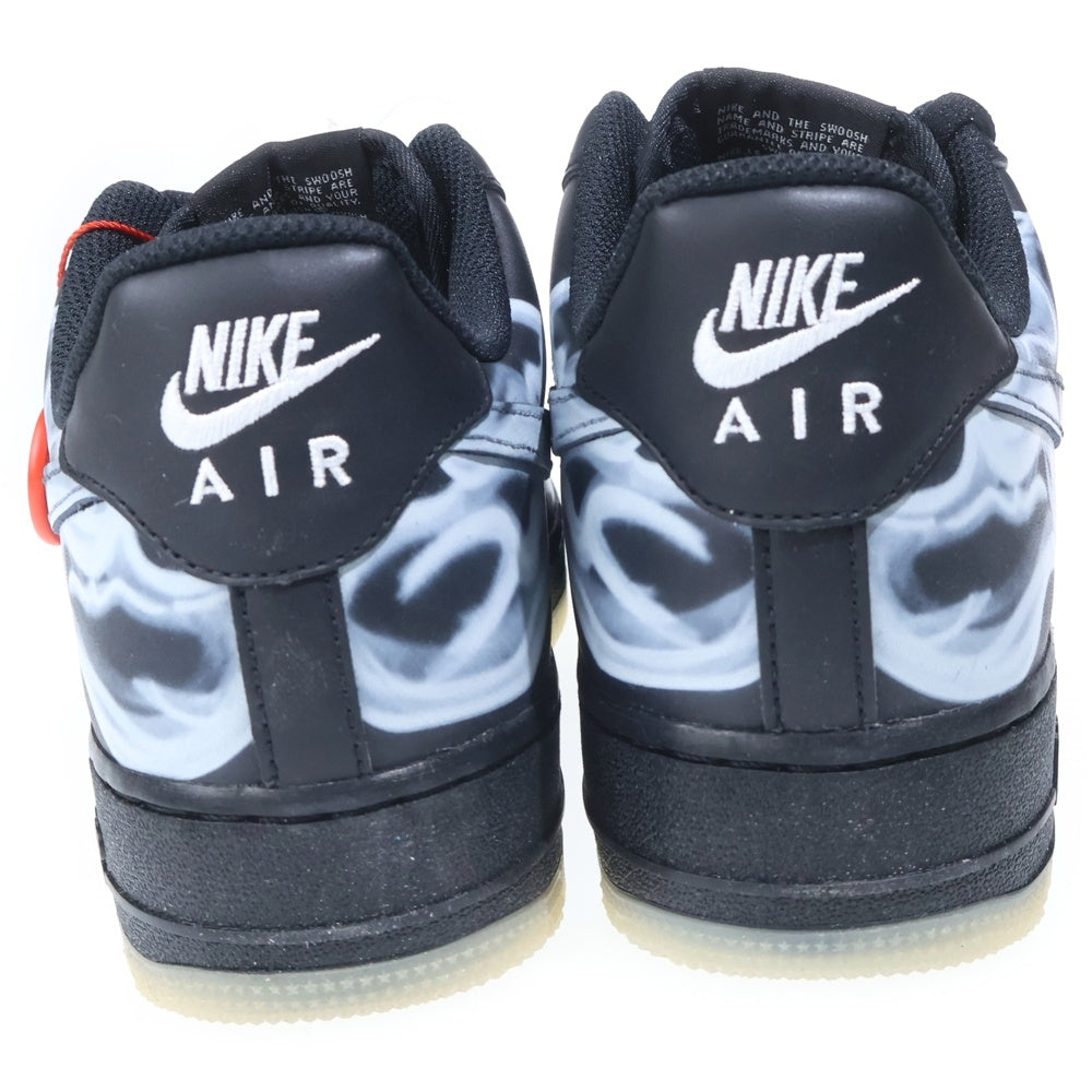 NIKE(ナイキ) AIR FORCE 1 07 SKELETON QS エアフォース スケルトン ローカットスニーカー ブラック US10/28cm BQ7541-001