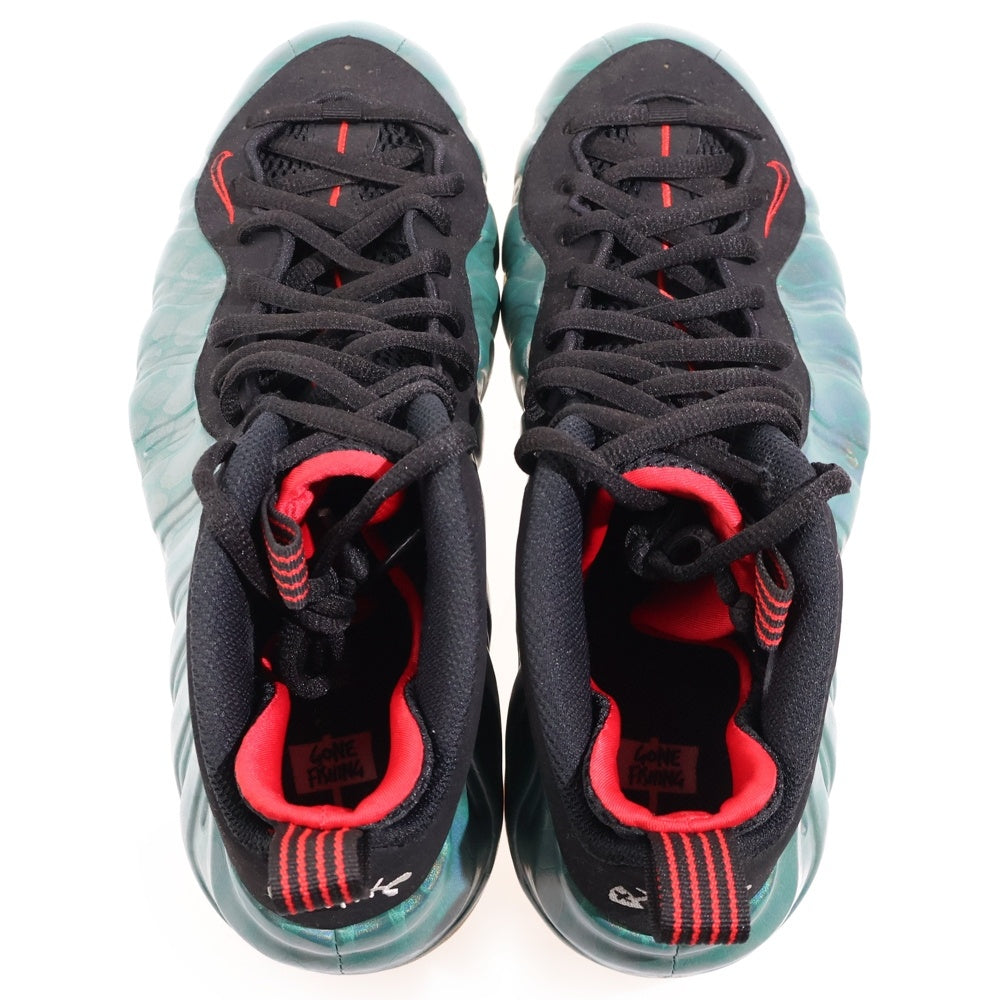 NIKE(ナイキ) AIR FOAMPOSITE ONE PRM エアー フォームポジット ワン プレミアム ハイカットスニーカー グリーン US10.5/28.5cm 575420-300